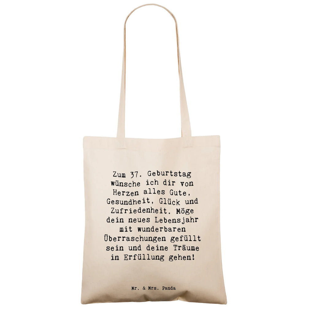 Tragetasche Spruch 37. Geburtstag Grüße Beuteltasche, Beutel, Einkaufstasche, Jutebeutel, Stoffbeutel, Tasche, Shopper, Umhängetasche, Strandtasche, Schultertasche, Stofftasche, Tragetasche, Badetasche, Jutetasche, Einkaufstüte, Laptoptasche, Geburtstag, Geburtstagsgeschenk, Geschenk