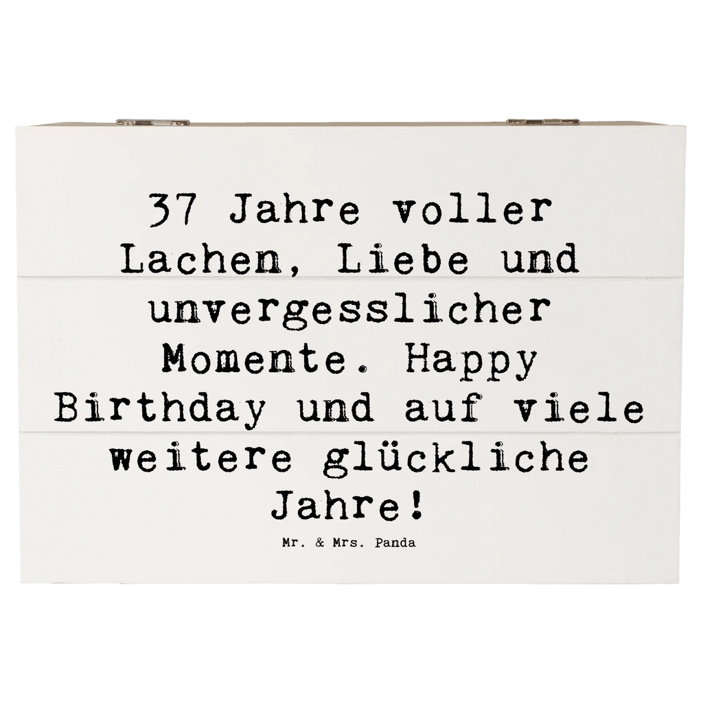 Holzkiste Spruch 37. Geburtstag Schatzkiste, Truhe, Erinnerungskiste, Holzkiste, Dekokiste, XXL, Erinnerungsbox, Aufbewahrungsbox, Geschenkdose, Kiste, Schatulle, Geschenkbox, Geburtstag, Geburtstagsgeschenk, Geschenk