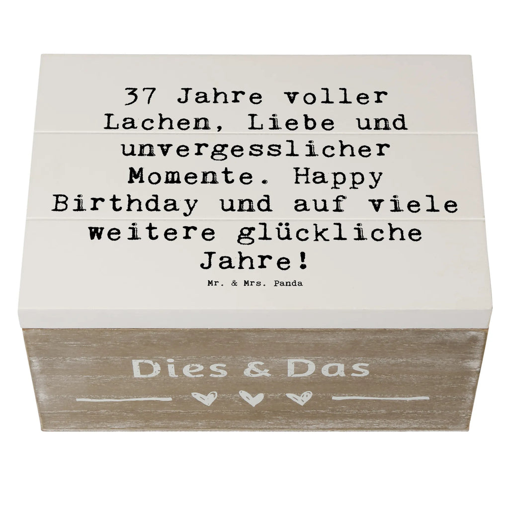 Holzkiste Spruch 37. Geburtstag Schatzkiste, Truhe, Erinnerungskiste, Holzkiste, Dekokiste, XXL, Erinnerungsbox, Aufbewahrungsbox, Geschenkdose, Kiste, Schatulle, Geschenkbox, Geburtstag, Geburtstagsgeschenk, Geschenk