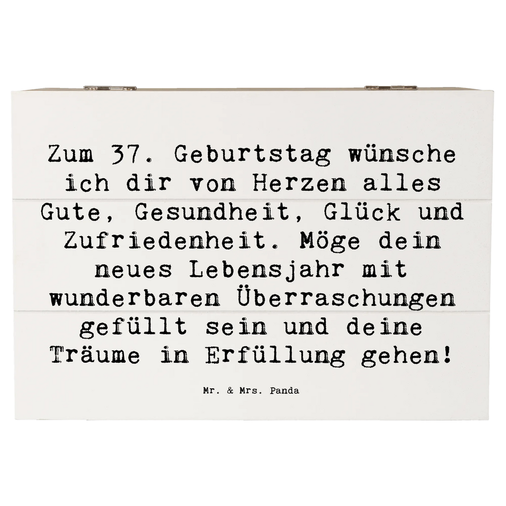 Holzkiste Spruch 37. Geburtstag Grüße Geschenkbox, Schatzkiste, Truhe, Erinnerungskiste, Aufbewahrungsbox, Erinnerungsbox, Schatulle, Kiste, Dekokiste, XXL, Holzkiste, Geschenkdose, Geburtstag, Geburtstagsgeschenk, Geschenk
