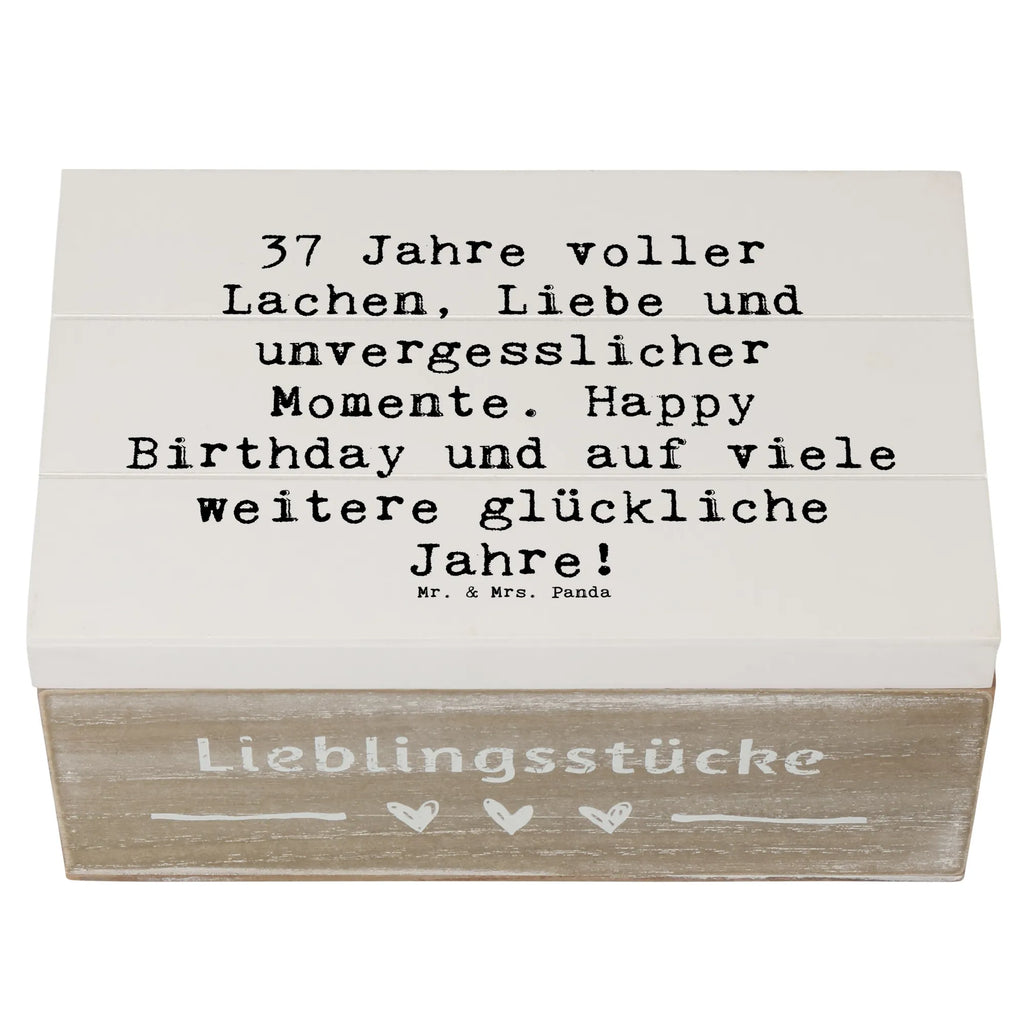 Holzkiste Spruch 37. Geburtstag Schatzkiste, Truhe, Erinnerungskiste, Holzkiste, Dekokiste, XXL, Erinnerungsbox, Aufbewahrungsbox, Geschenkdose, Kiste, Schatulle, Geschenkbox, Geburtstag, Geburtstagsgeschenk, Geschenk