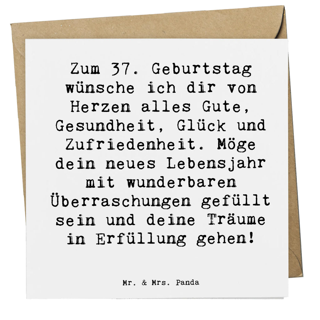 Deluxe Karte Spruch 37. Geburtstag Grüße Karte, Hochwertige Grußkarte, Geburtstagskarte, Glückwunschkarte, Grußkarte, Hochzeitskarte, Einladungskarte, Hochwertige Klappkarte, Klappkarte, Geburtstag, Geburtstagsgeschenk, Geschenk