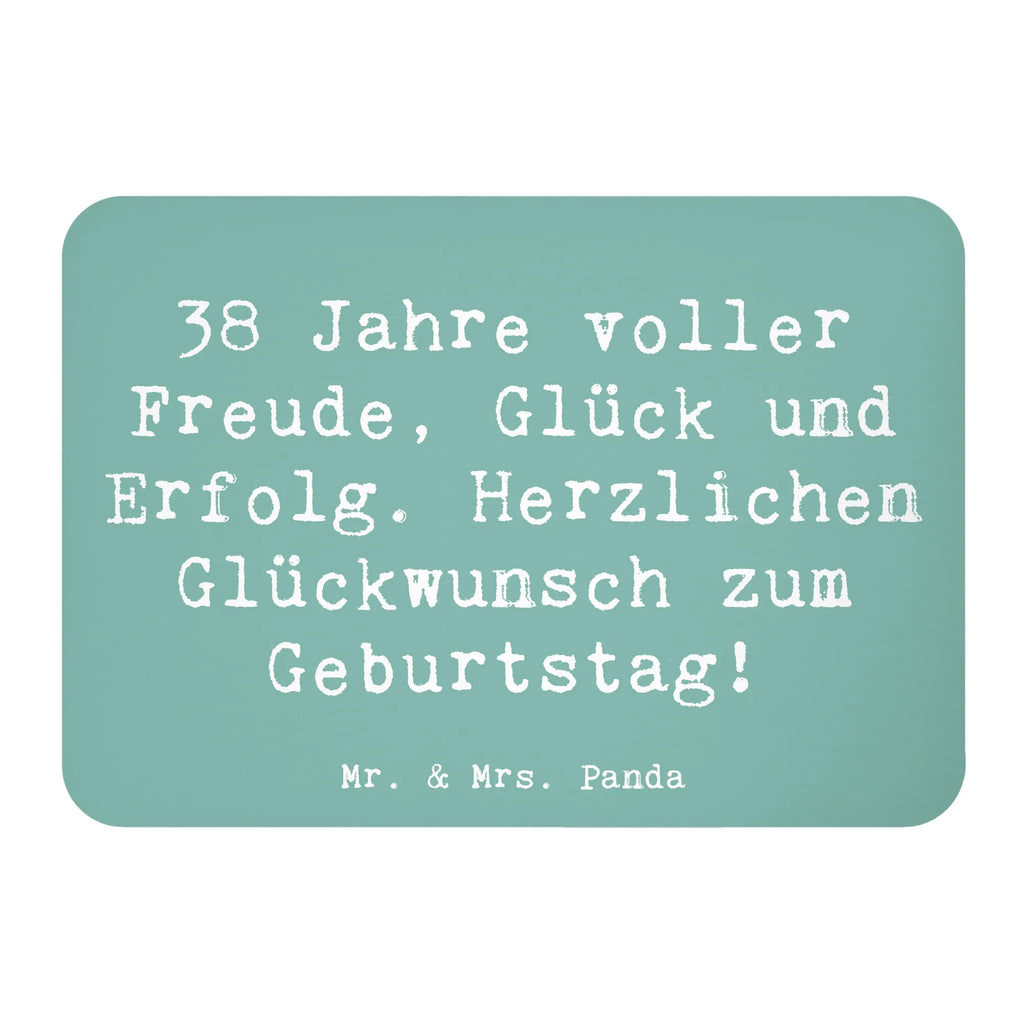 Magnet Spruch 38. Geburtstag Freude Pinnwandmagnet, Kühlschrank Dekoration, Motivmagnete, Notiz Magnet, Souvenir Magnet, Kühlschrankmagnet, Dekomagnet, Whiteboard Magnet, Geburtstag, Geburtstagsgeschenk, Geschenk