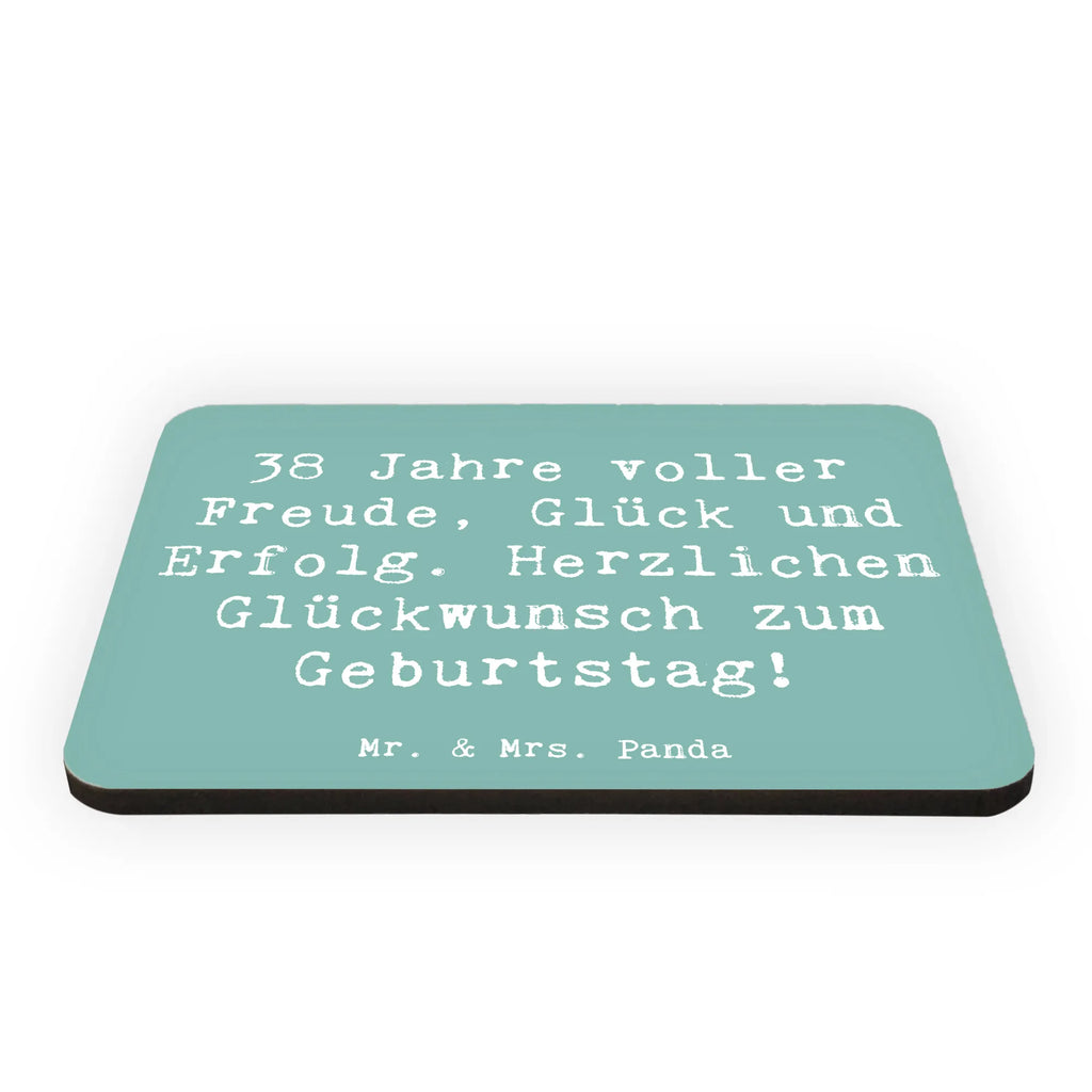 Magnet Spruch 38. Geburtstag Freude Pinnwandmagnet, Kühlschrank Dekoration, Motivmagnete, Notiz Magnet, Souvenir Magnet, Kühlschrankmagnet, Dekomagnet, Whiteboard Magnet, Geburtstag, Geburtstagsgeschenk, Geschenk