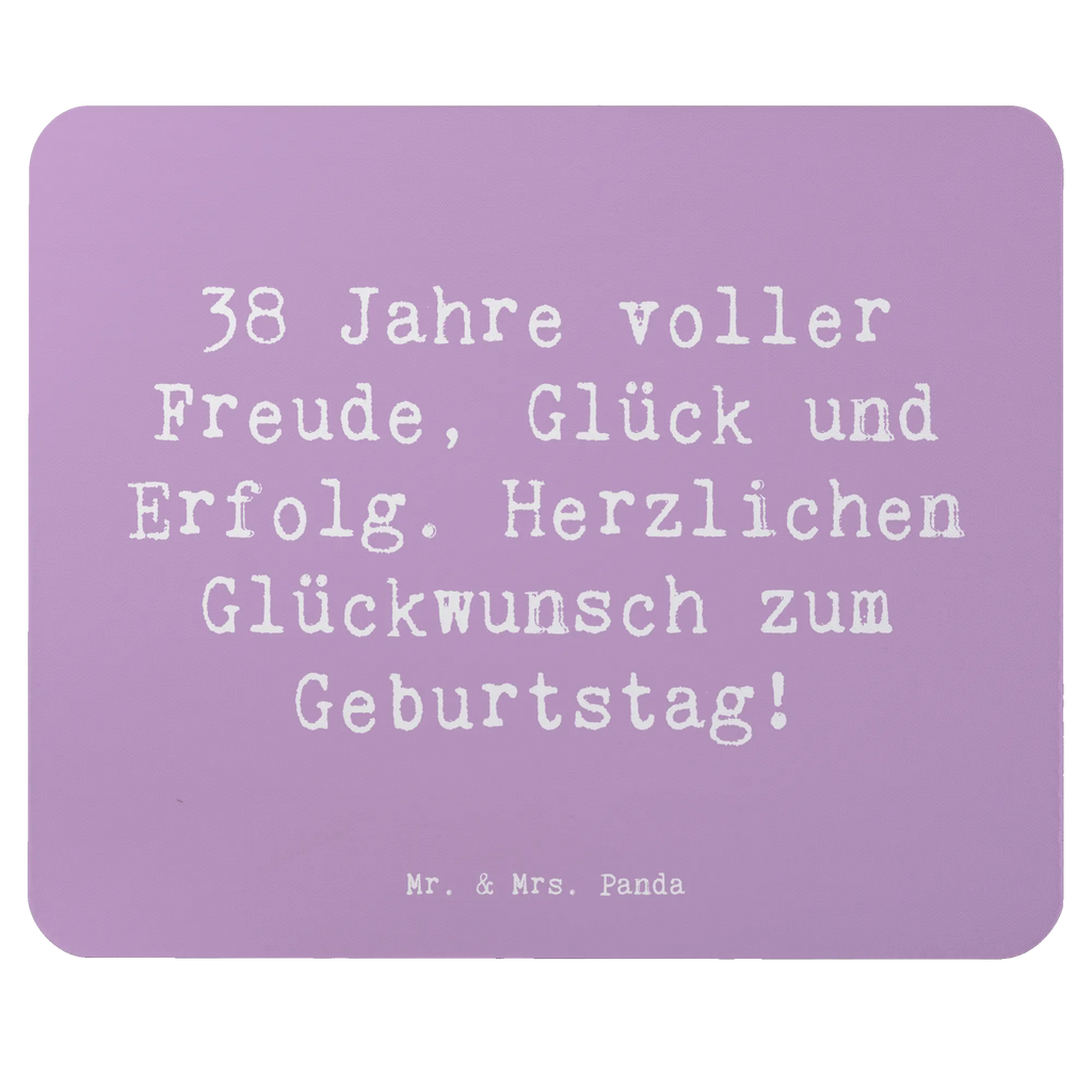 Mauspad Spruch 38. Geburtstag Freude Mausunterlage, Mauspad Büro, PC Zubehör, Mauspad, Computer zubehör, Einzigartiges Mauspad, Mousepad, Arbeitszimmer, Designer Mauspad, Büroausstattung, Geburtstag, Geburtstagsgeschenk, Geschenk