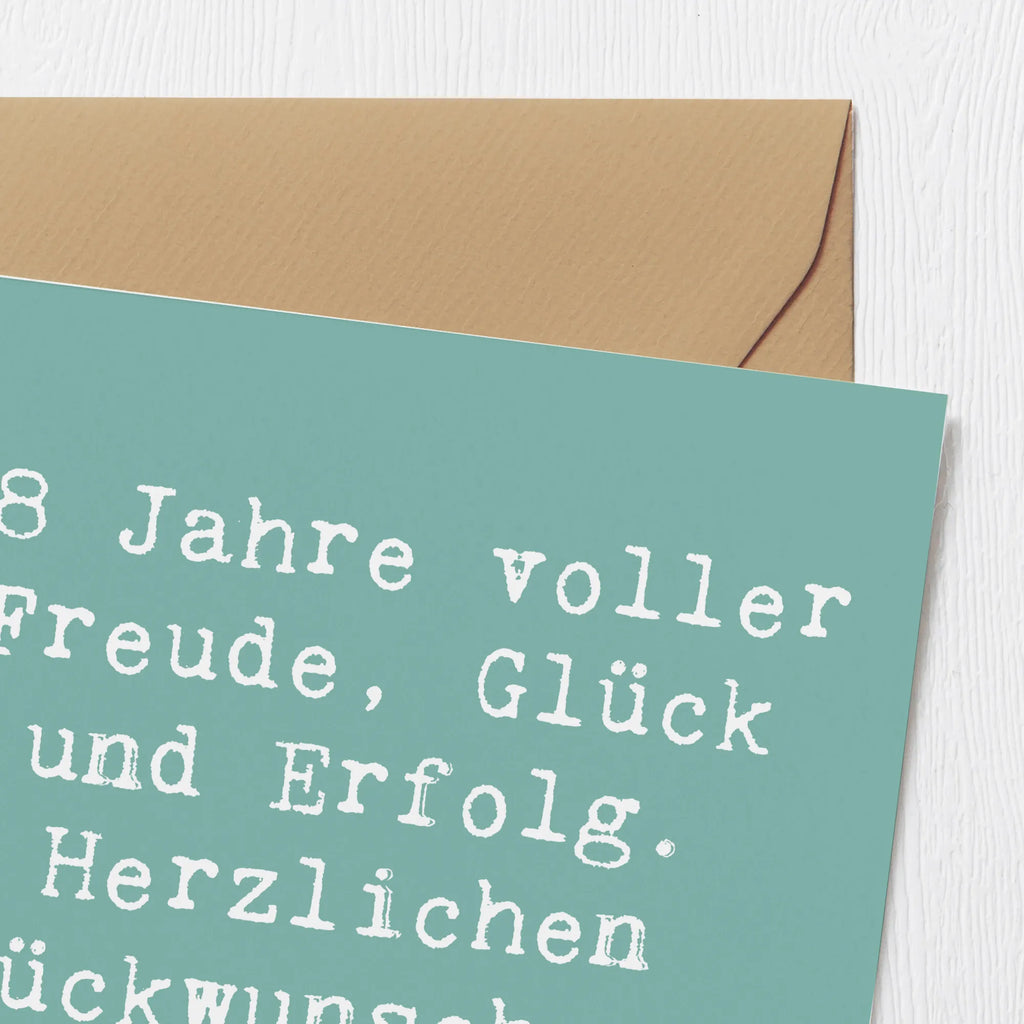 Deluxe Card Saying 38 Jahre voller Freude, Glück und Erfolg. Herzlichen Glückwunsch zum Geburtstag! Geburtstagskarte, Grußkarte, Karte, Klappkarte, Hochwertige Klappkarte, Hochzeitskarte, Hochwertige Grußkarte, Glückwunschkarte, Einladungskarte, Geburtstag, Geburtstagsgeschenk, Geschenk