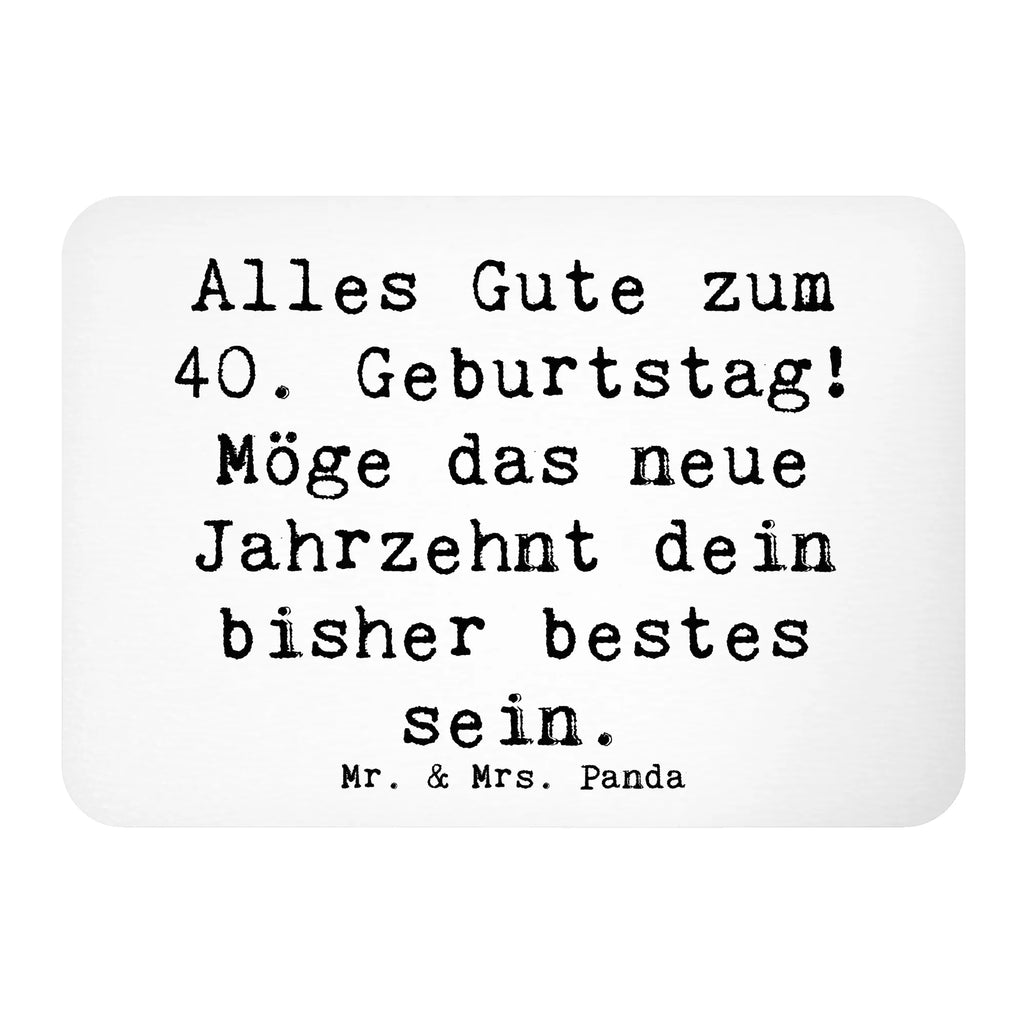 Magnet Spruch 40. Geburtstag Alles Gute Motivmagnete, Dekomagnet, Notiz Magnet, Souvenir Magnet, Whiteboard Magnet, Kühlschrank Dekoration, Kühlschrankmagnet, Pinnwandmagnet, Geburtstag, Geburtstagsgeschenk, Geschenk