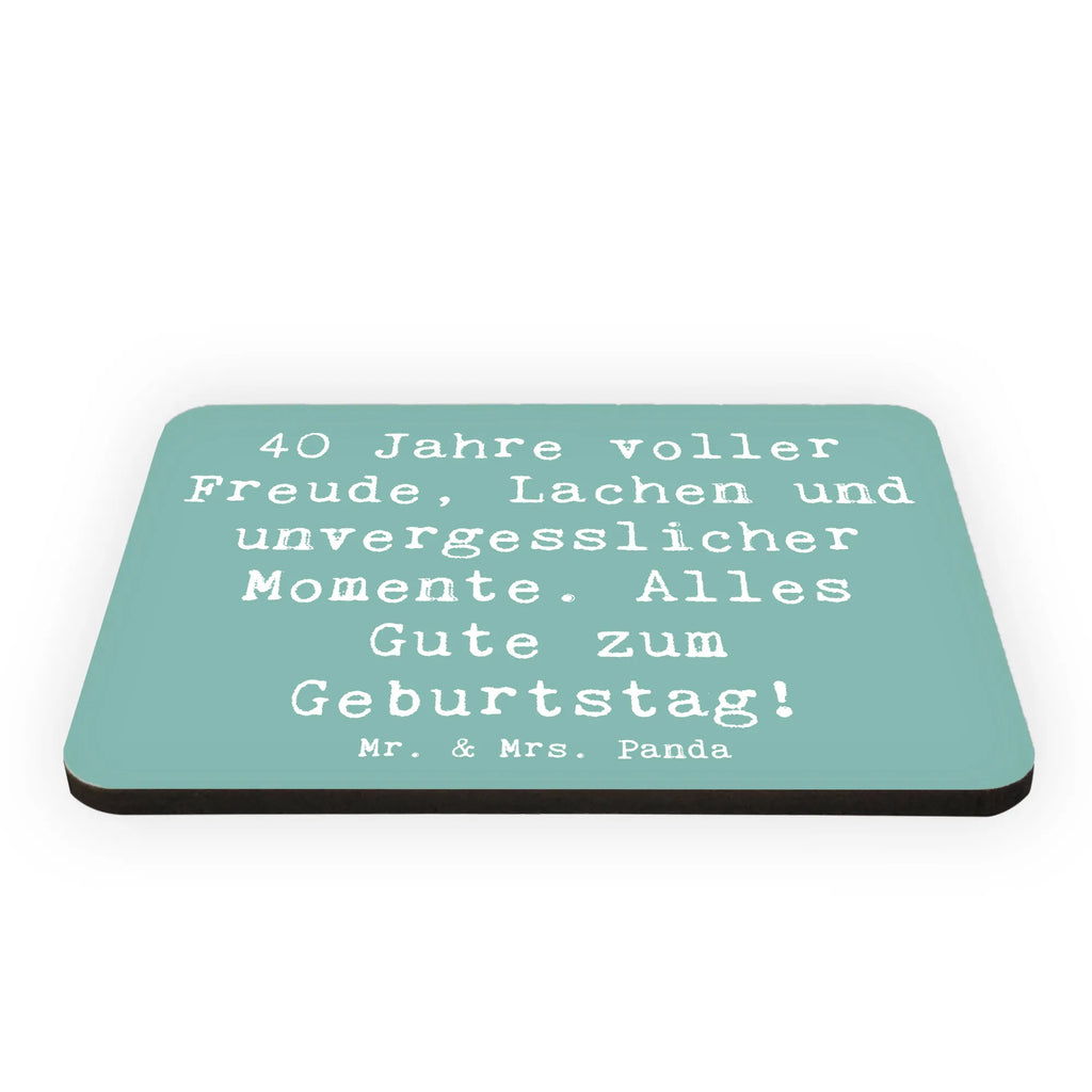 Magnet Spruch 40. Geburtstag Freude Notiz Magnet, Pinnwandmagnet, Kühlschrank Dekoration, Souvenir Magnet, Whiteboard Magnet, Dekomagnet, Motivmagnete, Kühlschrankmagnet, Geburtstag, Geburtstagsgeschenk, Geschenk