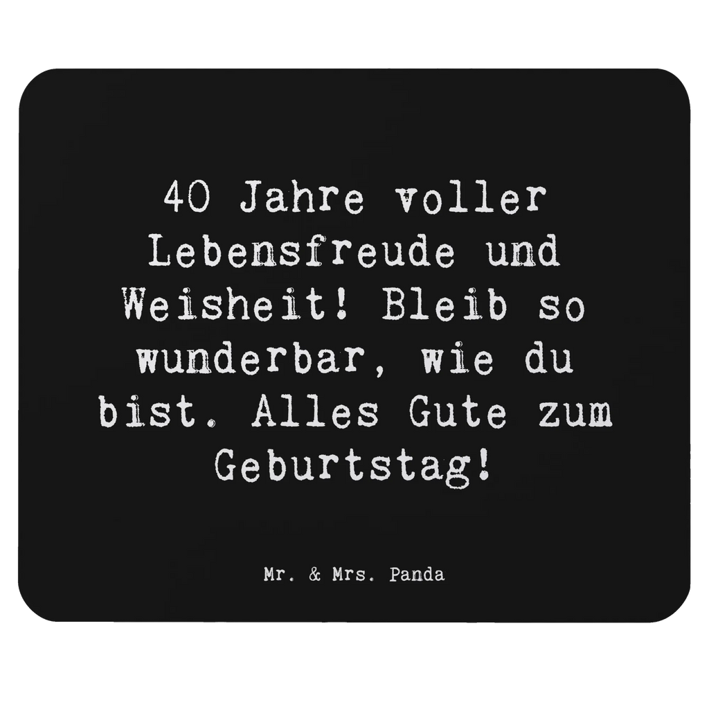 Mauspad Spruch 40. Geburtstag Freude Büroausstattung, Arbeitszimmer, Mauspad, Mauspad Büro, Computer zubehör, Mousepad, Einzigartiges Mauspad, Designer Mauspad, Mausunterlage, PC Zubehör, Geburtstag, Geburtstagsgeschenk, Geschenk