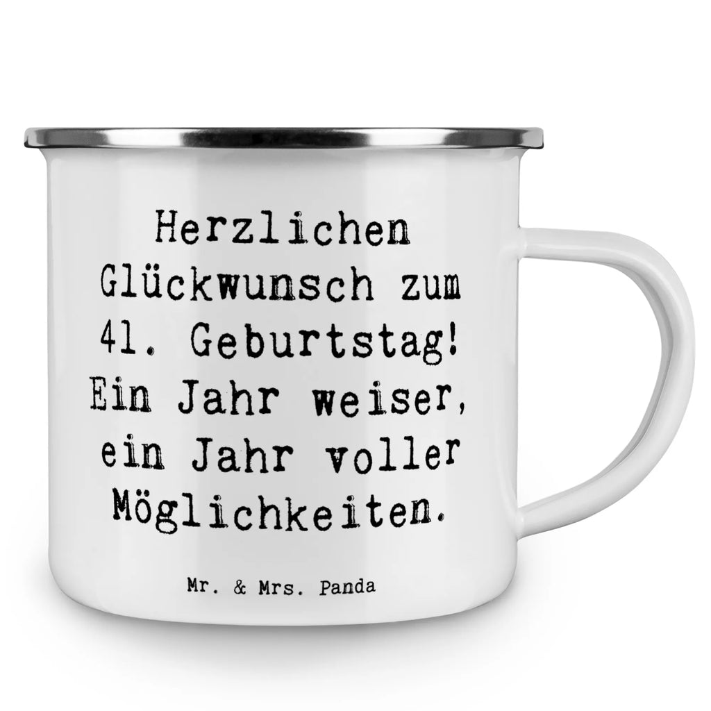 Enamel camping mug Saying Herzlichen Glückwunsch zum 41. Geburtstag! Ein Jahr weiser, ein Jahr voller Möglichkeiten. Emaille Becher Camping, Blechtasse, Campingtassen, Camping Tassen, Emaille Becher, Metalltasse, Emaille Trinkbecher, Kaffee Blechtasse, Camping Becher Edelstahl, Blechtasse Outdoor, Camping Tasse Metall, Emaille Tasse Camping, Emaille Tassen, Metall Tasse, Edelstahl Trinkbecher, Outdoor Tasse, Trinkbecher, Tasse Emaille, Emailletasse, Emaille Tasse, Campingtasse, Camping Tassen Emaille, Camping Becher, Emaille Campingbecher, Tasse Camping, Campingbecher, Camping Tasse Emaille, Outdoor Becher, Metalltasse für Camping, Blechtassen, Geburtstag, Geburtstagsgeschenk, Geschenk