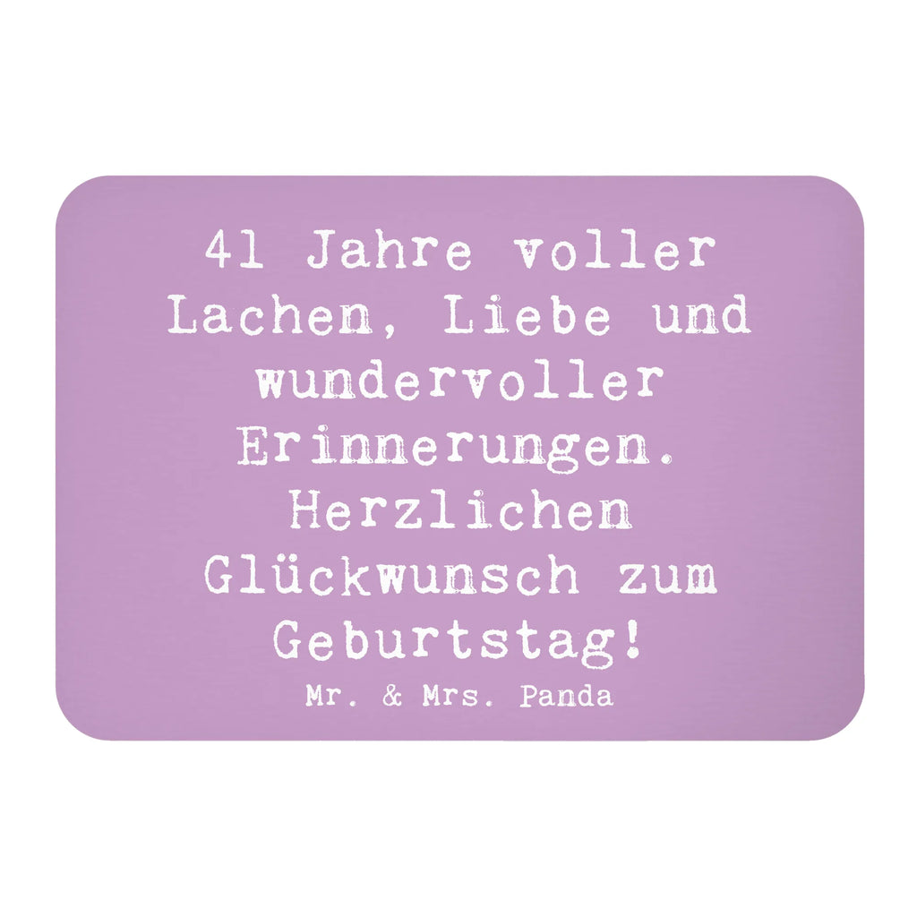 Magnet Spruch 41. Geburtstag Freude Motivmagnete, Kühlschrankmagnet, Dekomagnet, Souvenir Magnet, Kühlschrank Dekoration, Whiteboard Magnet, Pinnwandmagnet, Notiz Magnet, Geburtstag, Geburtstagsgeschenk, Geschenk