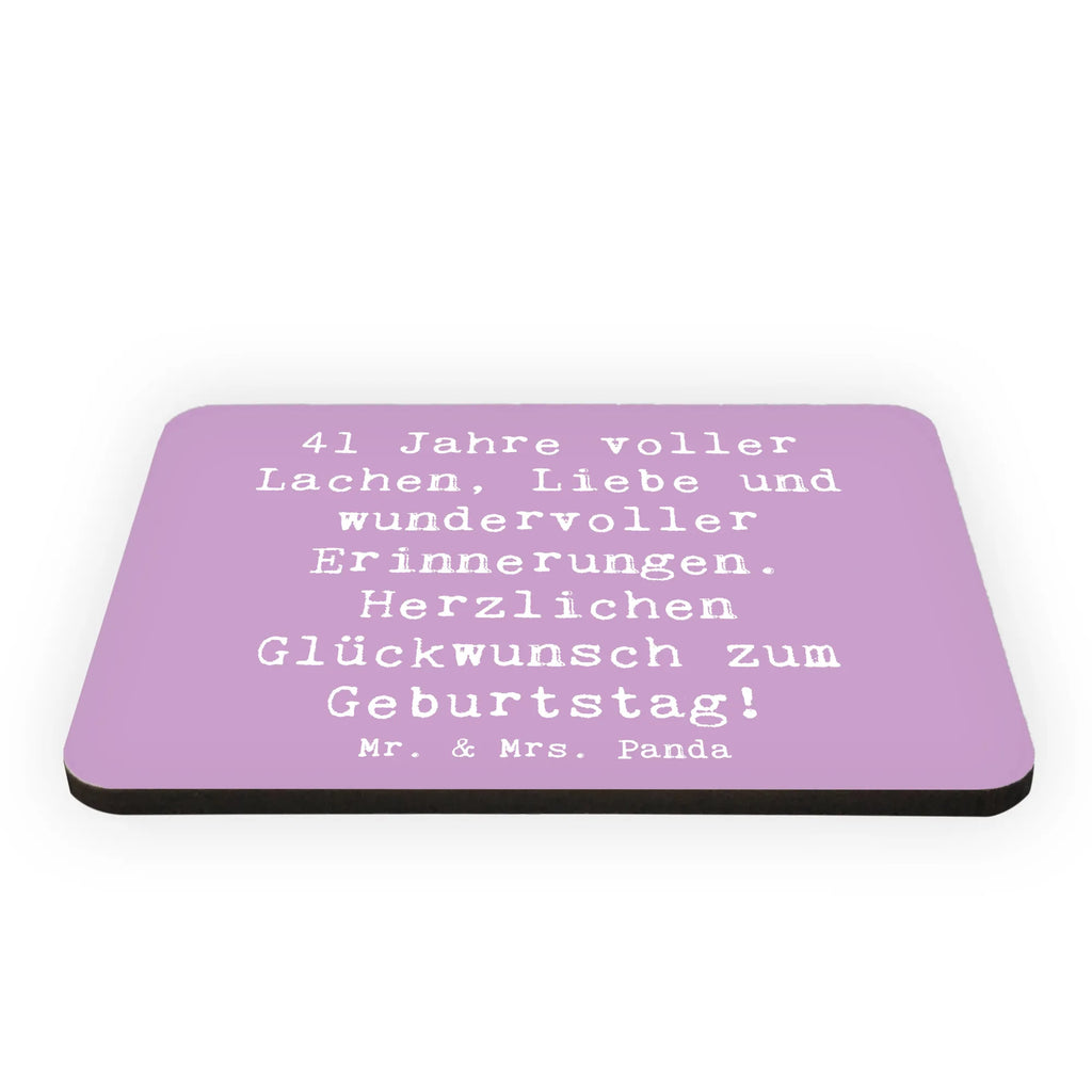 Magnet Spruch 41. Geburtstag Freude Motivmagnete, Kühlschrankmagnet, Dekomagnet, Souvenir Magnet, Kühlschrank Dekoration, Whiteboard Magnet, Pinnwandmagnet, Notiz Magnet, Geburtstag, Geburtstagsgeschenk, Geschenk