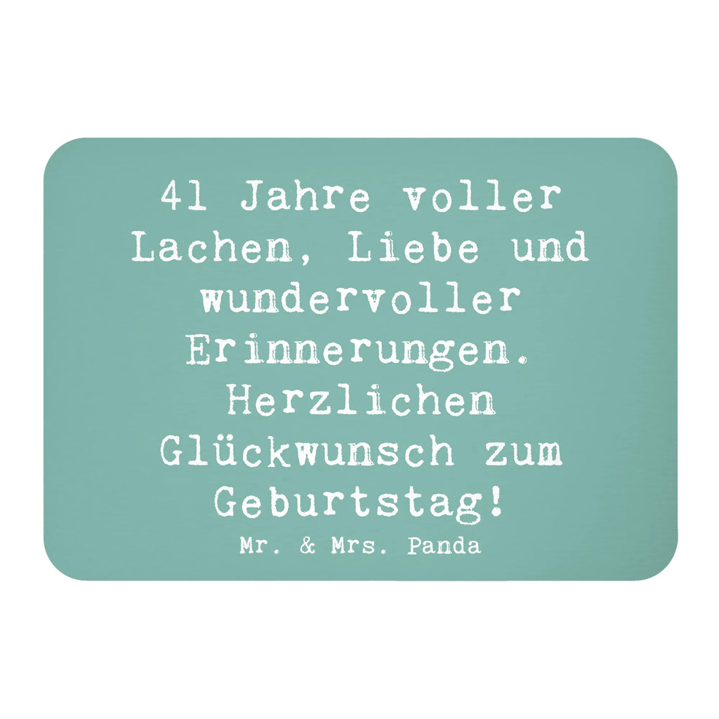 Magnet Spruch 41. Geburtstag Freude Motivmagnete, Kühlschrankmagnet, Dekomagnet, Souvenir Magnet, Kühlschrank Dekoration, Whiteboard Magnet, Pinnwandmagnet, Notiz Magnet, Geburtstag, Geburtstagsgeschenk, Geschenk
