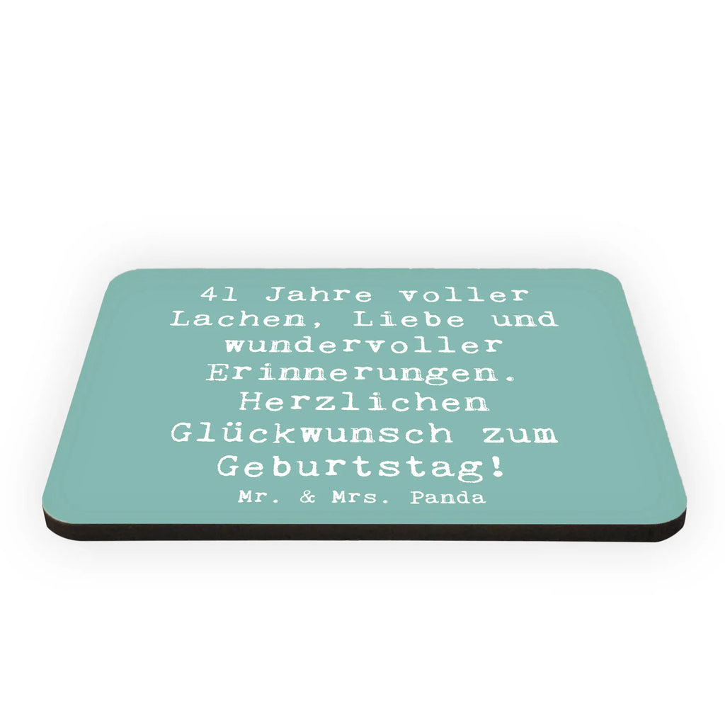 Magnet Spruch 41. Geburtstag Freude Motivmagnete, Kühlschrankmagnet, Dekomagnet, Souvenir Magnet, Kühlschrank Dekoration, Whiteboard Magnet, Pinnwandmagnet, Notiz Magnet, Geburtstag, Geburtstagsgeschenk, Geschenk