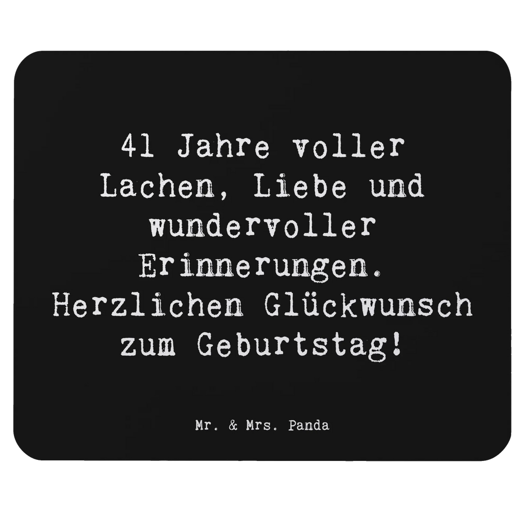 Mouse mat Saying 41 Jahre voller Lachen, Liebe und wundervoller Erinnerungen. Herzlichen Glückwunsch zum Geburtstag! Einzigartiges Mauspad, Computer zubehör, Arbeitszimmer, Mauspad Büro, Designer Mauspad, PC Zubehör, Mousepad, Mausunterlage, Büroausstattung, Mauspad, Geburtstag, Geburtstagsgeschenk, Geschenk