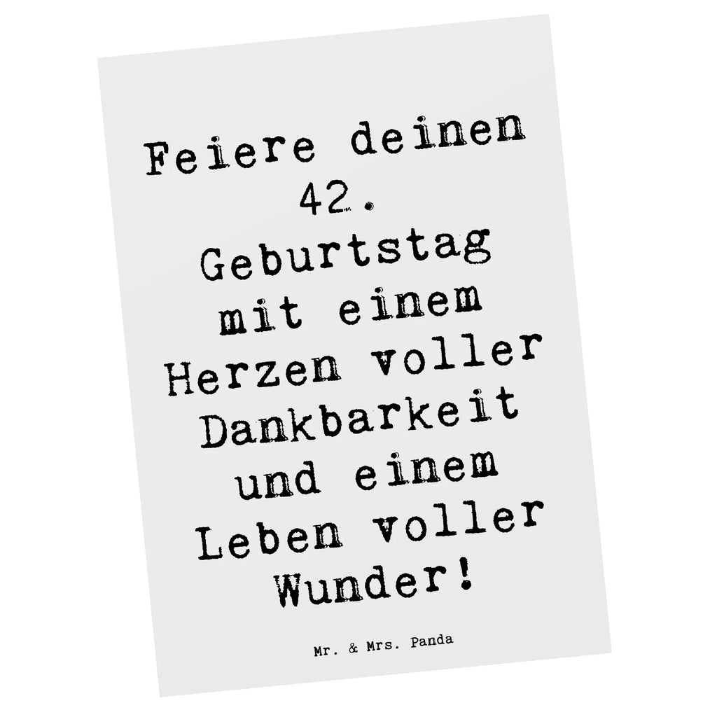 Postkarte Spruch 42. Geburtstag Wunder Ansichtskarten, Geburtstagskarte, Einladung, Einladungskarte, Ansichtskarte, Dankeskarte, Grußkarte, Geschenkkarte, Postkarte, Karte, Einladung Geburtstag, Einladungskarten Geburtstag, Geburtstag, Geburtstagsgeschenk, Geschenk