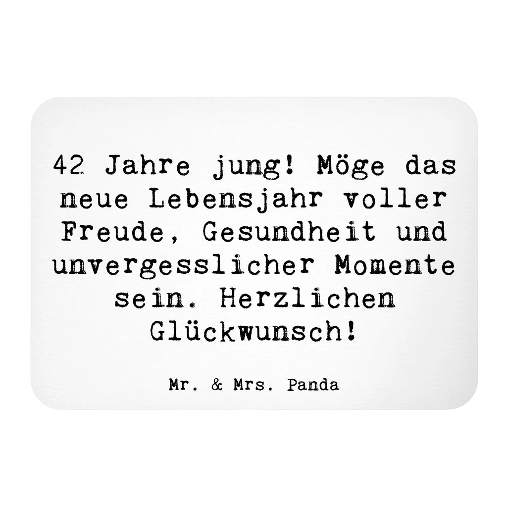 Magnet Spruch 42. Geburtstag Freude Kühlschrankmagnet, Dekomagnet, Kühlschrank Dekoration, Whiteboard Magnet, Pinnwandmagnet, Notiz Magnet, Souvenir Magnet, Motivmagnete, Geburtstag, Geburtstagsgeschenk, Geschenk