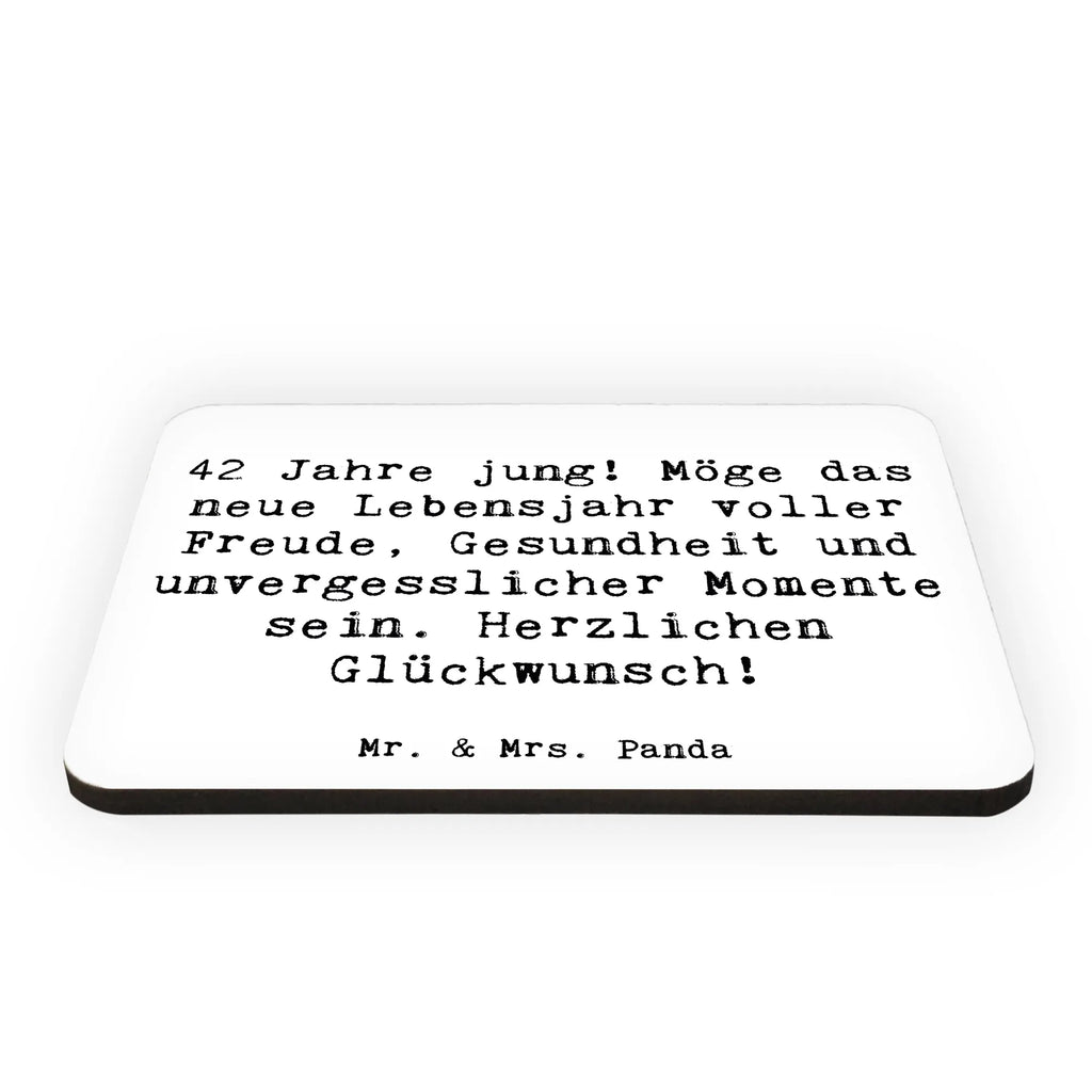 Magnet Spruch 42. Geburtstag Freude Kühlschrankmagnet, Dekomagnet, Kühlschrank Dekoration, Whiteboard Magnet, Pinnwandmagnet, Notiz Magnet, Souvenir Magnet, Motivmagnete, Geburtstag, Geburtstagsgeschenk, Geschenk
