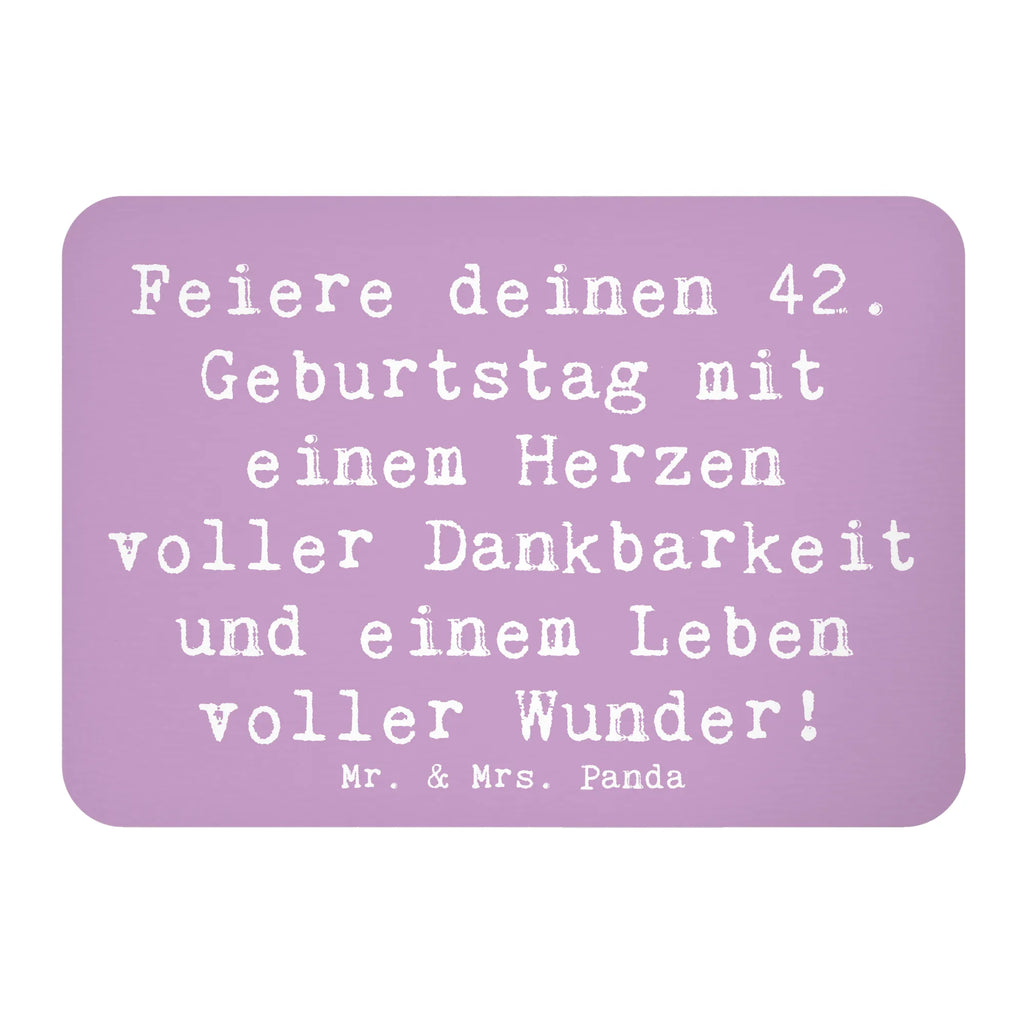 Magnet Spruch 42. Geburtstag Wunder Kühlschrankmagnet, Motivmagnete, Pinnwandmagnet, Souvenir Magnet, Kühlschrank Dekoration, Whiteboard Magnet, Notiz Magnet, Dekomagnet, Geburtstag, Geburtstagsgeschenk, Geschenk