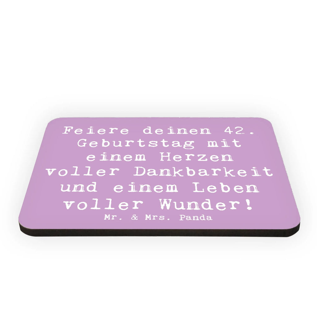 Magnet Spruch 42. Geburtstag Wunder Kühlschrankmagnet, Motivmagnete, Pinnwandmagnet, Souvenir Magnet, Kühlschrank Dekoration, Whiteboard Magnet, Notiz Magnet, Dekomagnet, Geburtstag, Geburtstagsgeschenk, Geschenk
