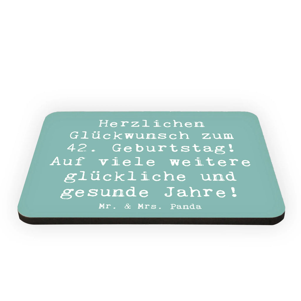 Magnet Spruch 42. Geburtstag Glückwunsch Notiz Magnet, Kühlschrank Dekoration, Kühlschrankmagnet, Souvenir Magnet, Whiteboard Magnet, Pinnwandmagnet, Motivmagnete, Dekomagnet, Geburtstag, Geburtstagsgeschenk, Geschenk