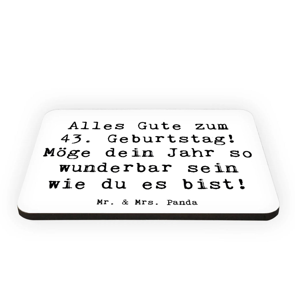 Magnet Spruch 43. Geburtstag Kühlschrank Dekoration, Notiz Magnet, Whiteboard Magnet, Souvenir Magnet, Dekomagnet, Motivmagnete, Kühlschrankmagnet, Pinnwandmagnet, Geburtstag, Geburtstagsgeschenk, Geschenk