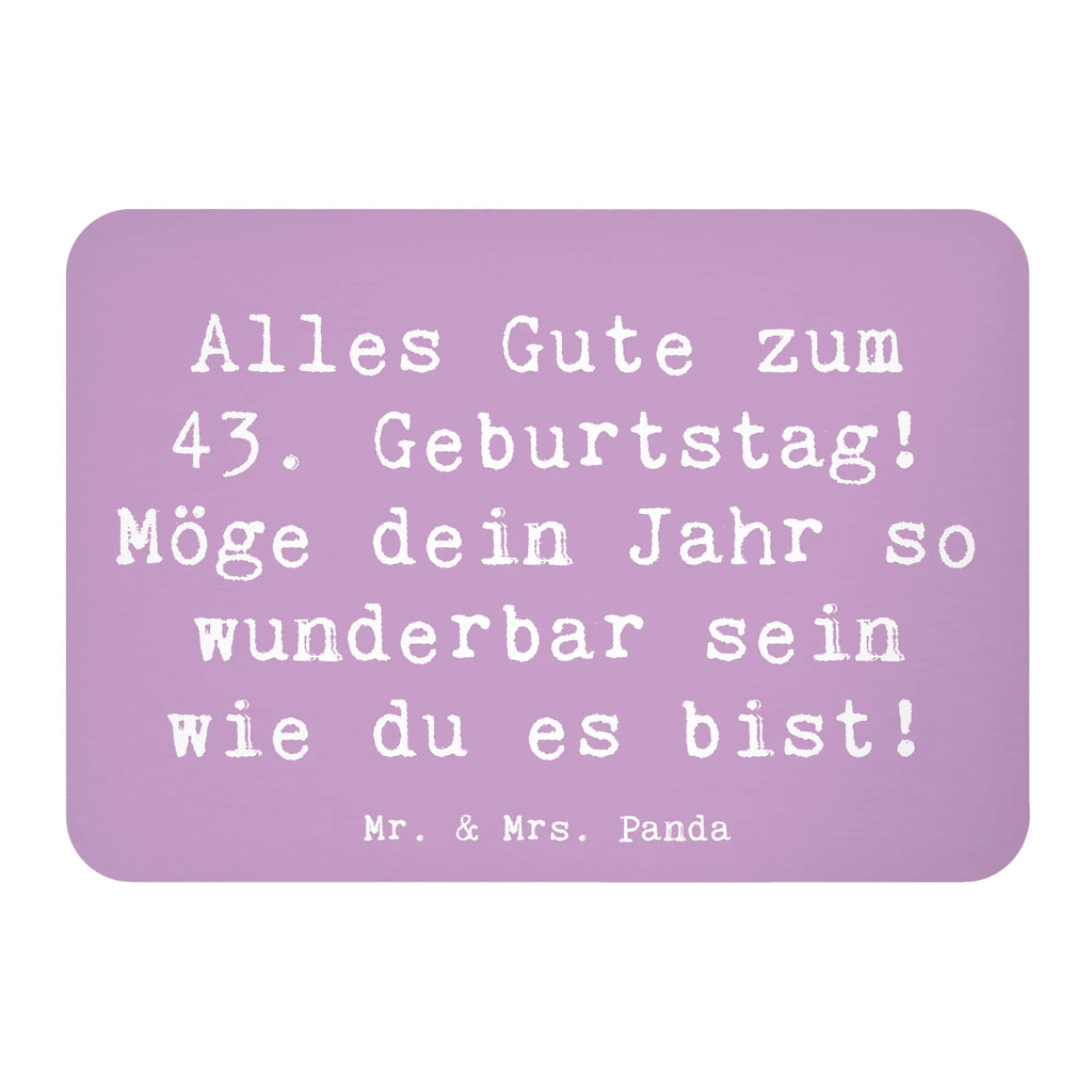 Magnet Spruch 43. Geburtstag Kühlschrank Dekoration, Notiz Magnet, Whiteboard Magnet, Souvenir Magnet, Dekomagnet, Motivmagnete, Kühlschrankmagnet, Pinnwandmagnet, Geburtstag, Geburtstagsgeschenk, Geschenk