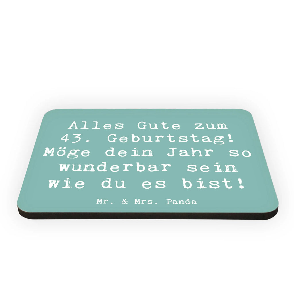 Magnet Spruch 43. Geburtstag Kühlschrank Dekoration, Notiz Magnet, Whiteboard Magnet, Souvenir Magnet, Dekomagnet, Motivmagnete, Kühlschrankmagnet, Pinnwandmagnet, Geburtstag, Geburtstagsgeschenk, Geschenk