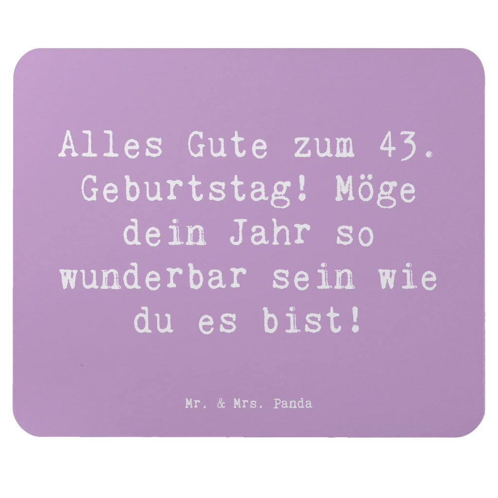 Mauspad Spruch 43. Geburtstag Mousepad, Mauspad, Mausunterlage, Einzigartiges Mauspad, Arbeitszimmer, Büroausstattung, PC Zubehör, Designer Mauspad, Computer zubehör, Mauspad Büro, Geburtstag, Geburtstagsgeschenk, Geschenk
