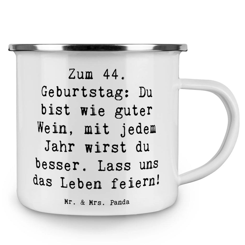 Enamel camping mug Saying Zum 44. Geburtstag: Du bist wie guter Wein, mit jedem Jahr wirst du besser. Lass uns das Leben feiern! Tasse Camping, Emaille Tasse Camping, Blechtasse, Emaille Trinkbecher, Trinkbecher, Campingtasse, Metalltasse für Camping, Outdoor Becher, Edelstahl Trinkbecher, Emailletasse, Camping Tassen, Camping Tassen Emaille, Emaille Tassen, Kaffee Blechtasse, Metall Tasse, Emaille Becher, Camping Becher, Campingbecher, Camping Tasse Metall, Camping Tasse Emaille, Emaille Becher Camping, Emaille Tasse, Outdoor Tasse, Campingtassen, Blechtassen, Emaille Campingbecher, Blechtasse Outdoor, Metalltasse, Camping Becher Edelstahl, Tasse Emaille, Geburtstag, Geburtstagsgeschenk, Geschenk