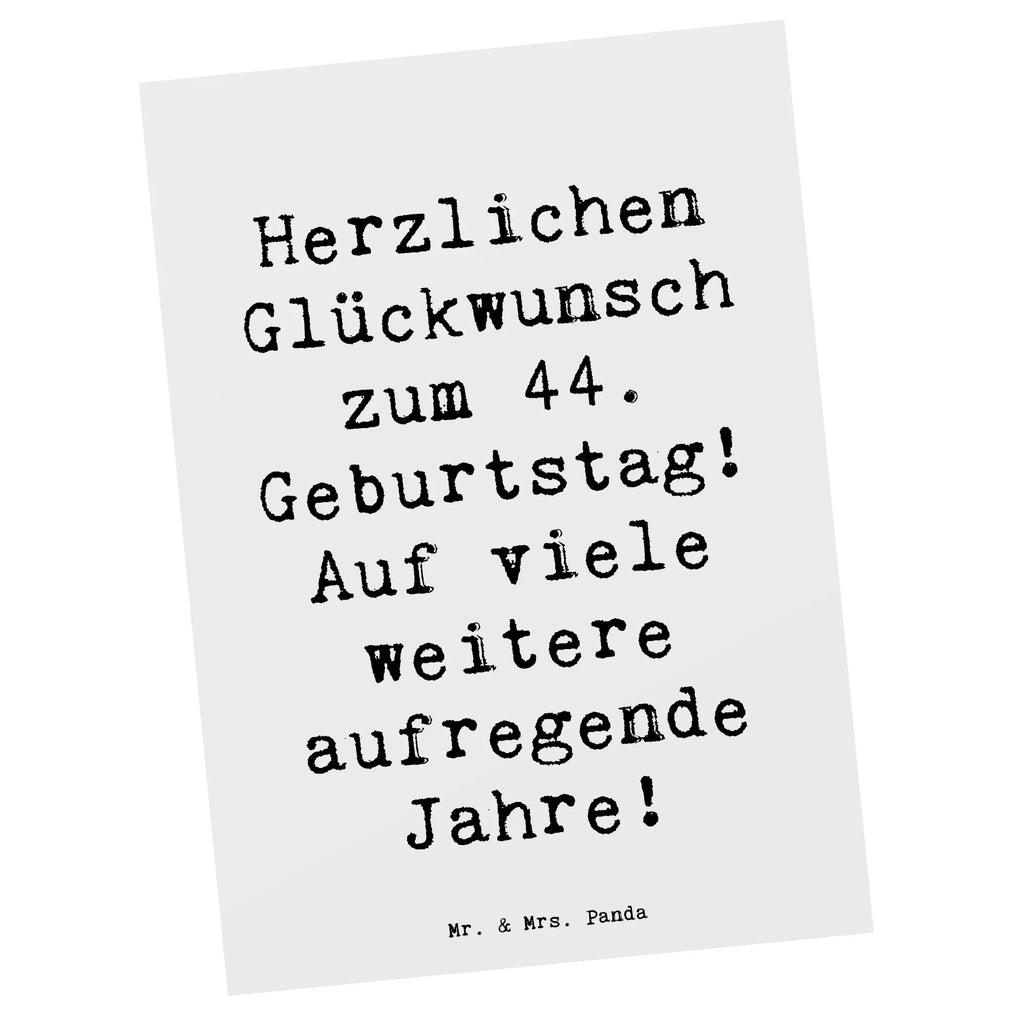 Postkarte Spruch 44. Geburtstag Feier Einladungskarte, Ansichtskarte, Geschenkkarte, Ansichtskarten, Karte, Einladungskarten Geburtstag, Einladung, Postkarte, Dankeskarte, Geburtstagskarte, Einladung Geburtstag, Grußkarte, Geburtstag, Geburtstagsgeschenk, Geschenk