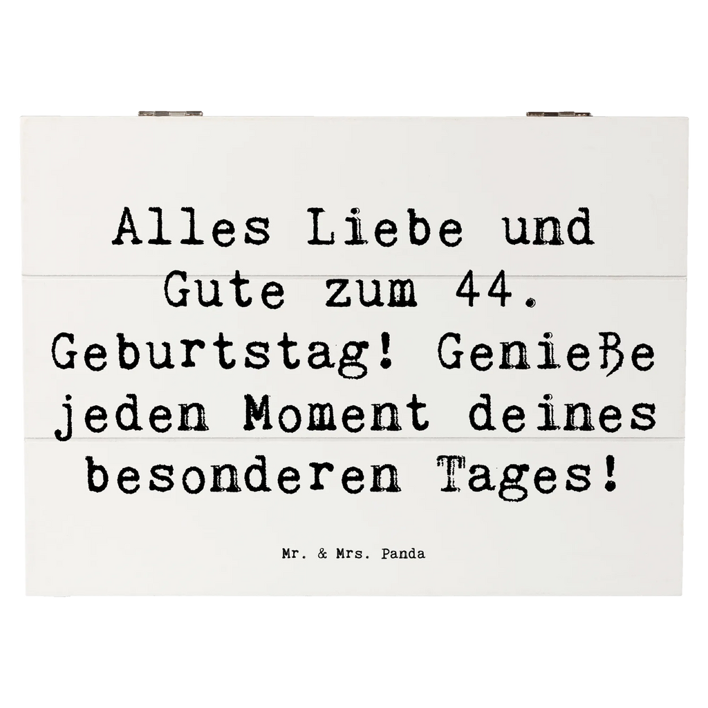 Holzkiste Spruch 44. Geburtstag Geschenkdose, Erinnerungsbox, Geschenkbox, Schatulle, Truhe, XXL, Schatzkiste, Kiste, Erinnerungskiste, Dekokiste, Holzkiste, Aufbewahrungsbox, Geburtstag, Geburtstagsgeschenk, Geschenk