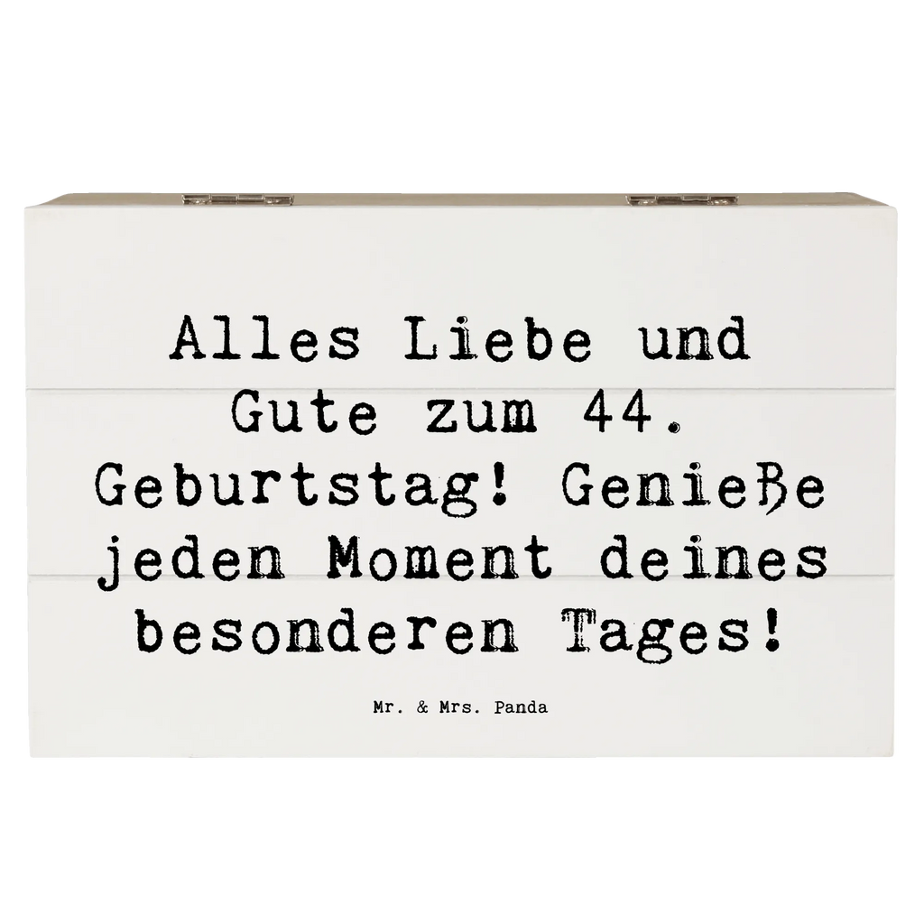 Holzkiste Spruch 44. Geburtstag Geschenkdose, Erinnerungsbox, Geschenkbox, Schatulle, Truhe, XXL, Schatzkiste, Kiste, Erinnerungskiste, Dekokiste, Holzkiste, Aufbewahrungsbox, Geburtstag, Geburtstagsgeschenk, Geschenk