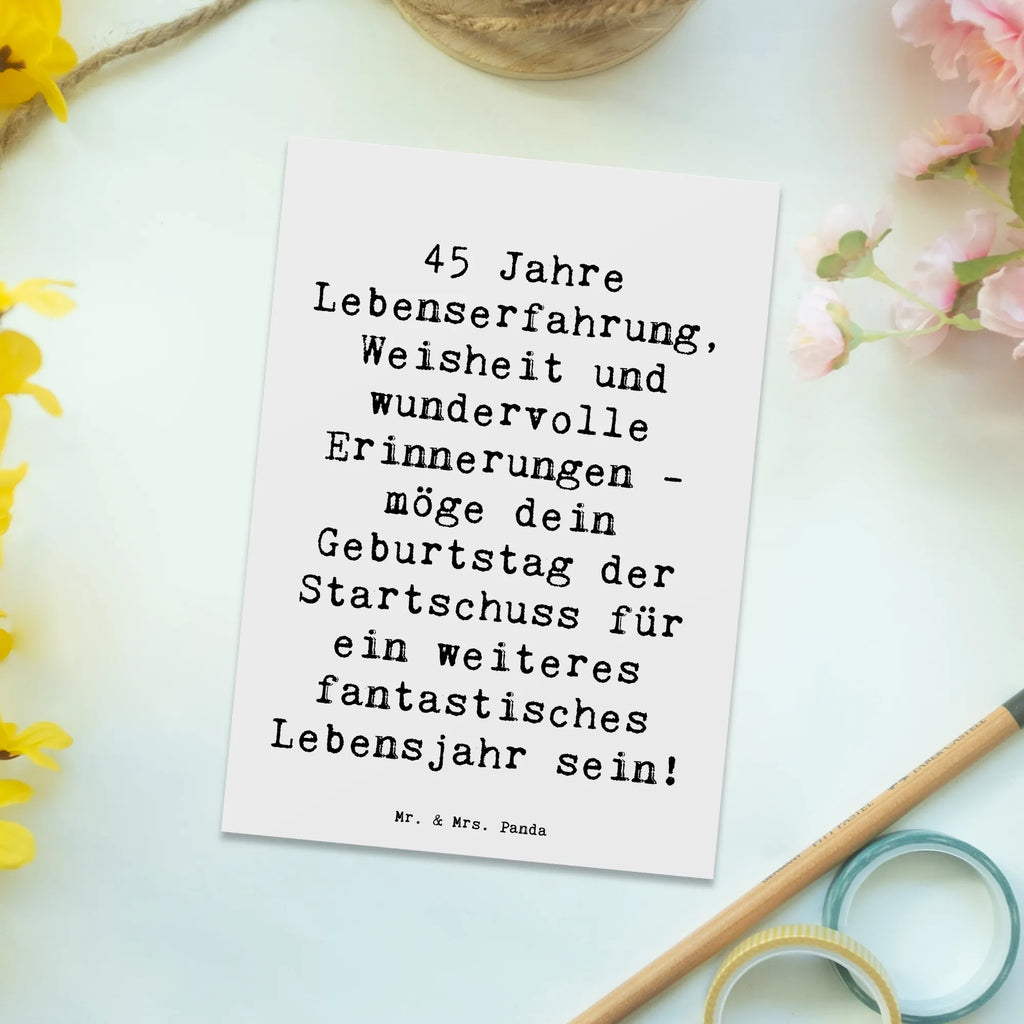 Postkarte Spruch 45. Geburtstag Ansichtskarten, Einladung, Grußkarte, Ansichtskarte, Geburtstagskarte, Einladungskarten Geburtstag, Einladung Geburtstag, Karte, Einladungskarte, Dankeskarte, Geschenkkarte, Postkarte, Geburtstag, Geburtstagsgeschenk, Geschenk