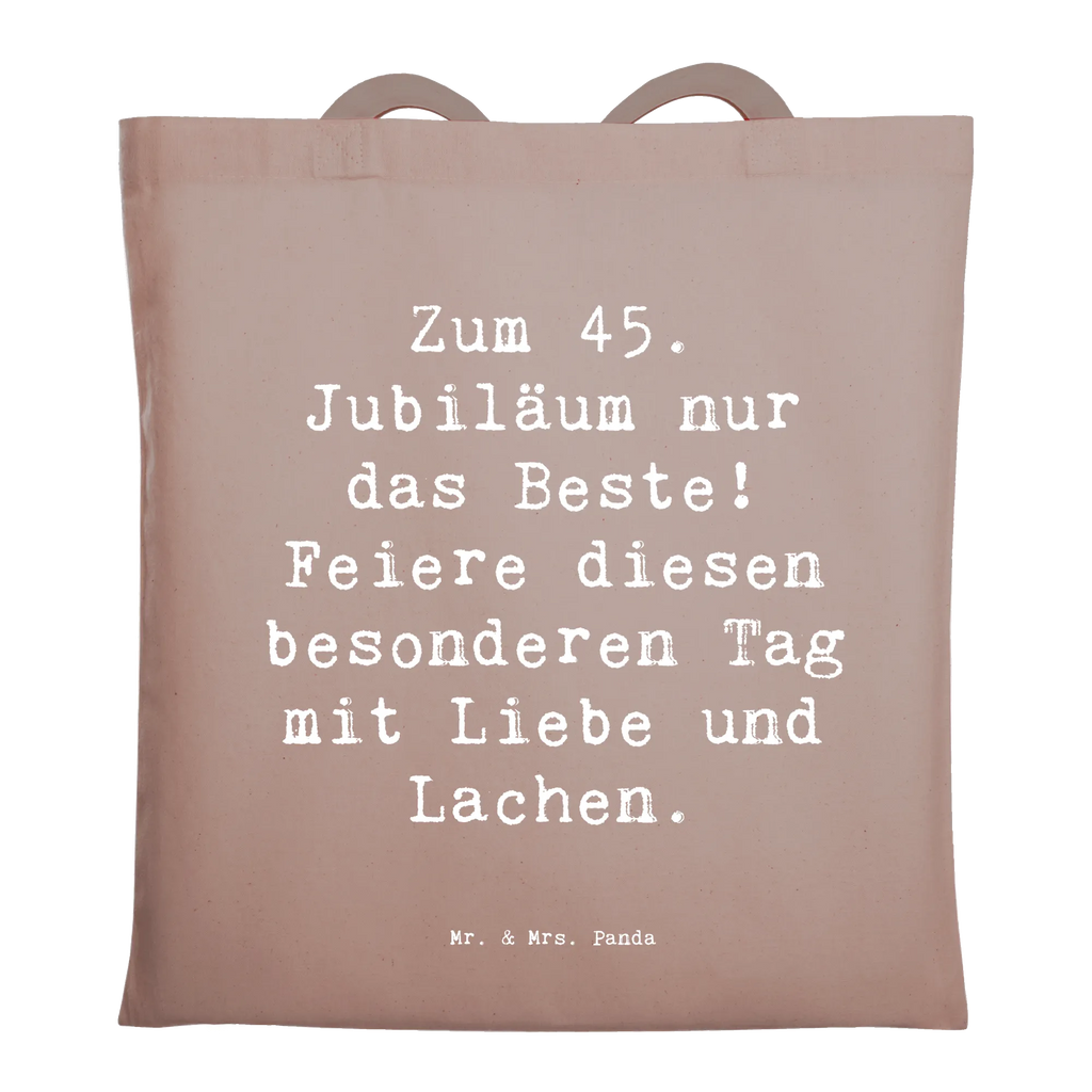 Tragetasche Spruch 45. Geburtstag Feiern Beuteltasche, Beutel, Einkaufstasche, Jutebeutel, Stoffbeutel, Tasche, Shopper, Umhängetasche, Strandtasche, Schultertasche, Stofftasche, Tragetasche, Badetasche, Jutetasche, Einkaufstüte, Laptoptasche, Geburtstag, Geburtstagsgeschenk, Geschenk