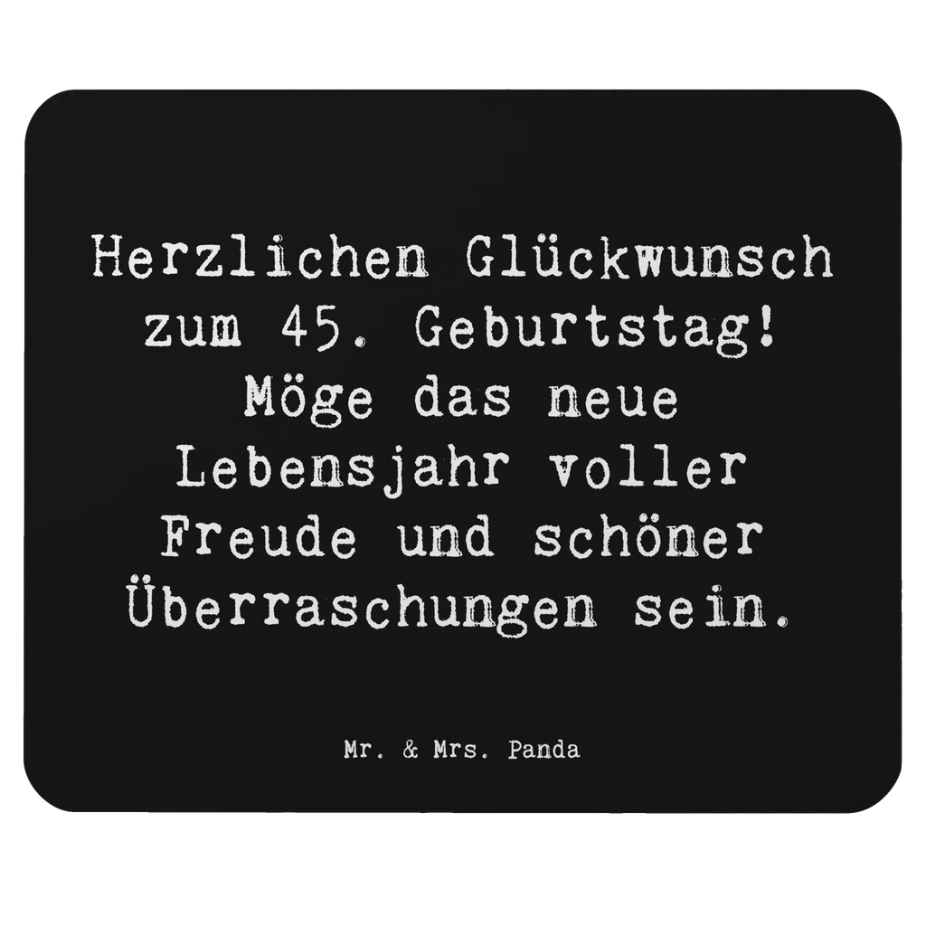Mauspad Spruch 45. Geburtstag Freude PC Zubehör, Computer zubehör, Designer Mauspad, Mausunterlage, Mauspad Büro, Einzigartiges Mauspad, Büroausstattung, Mousepad, Mauspad, Arbeitszimmer, Geburtstag, Geburtstagsgeschenk, Geschenk
