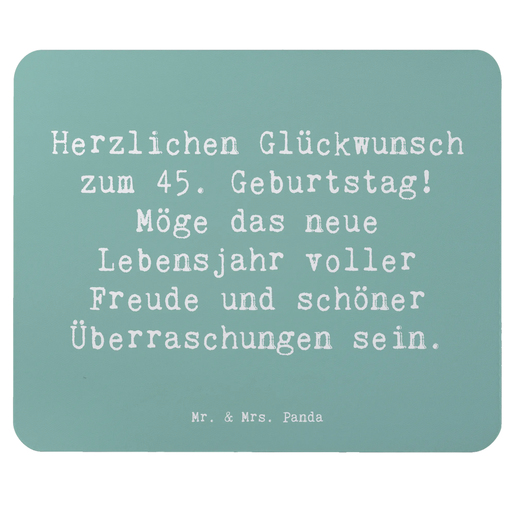 Mauspad Spruch 45. Geburtstag Freude PC Zubehör, Computer zubehör, Designer Mauspad, Mausunterlage, Mauspad Büro, Einzigartiges Mauspad, Büroausstattung, Mousepad, Mauspad, Arbeitszimmer, Geburtstag, Geburtstagsgeschenk, Geschenk