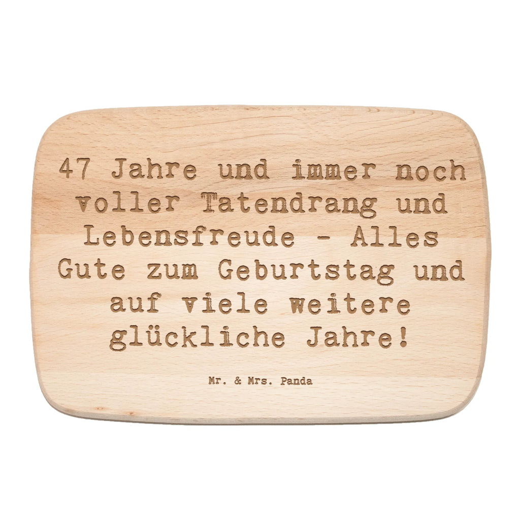 Frühstücksbrett Spruch 47. Geburtstag Holzbrett, Frühstücksbrett, Frühstücksbrettchen, Schneidebrett, Küchenbrett, Schneidebrett Holz, Geburtstag, Geburtstagsgeschenk, Geschenk