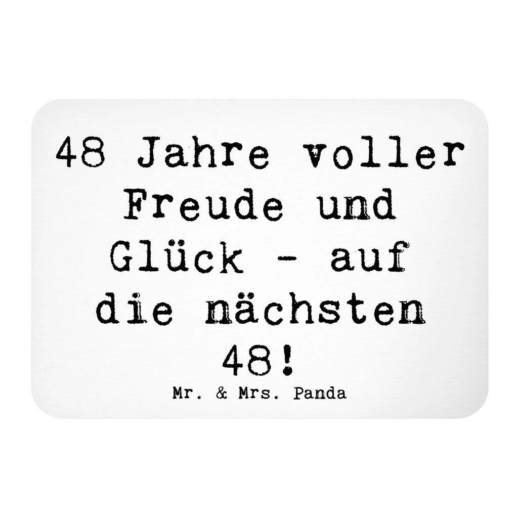 Magnet Spruch 48. Geburtstag Freude Pinnwandmagnet, Kühlschrankmagnet, Dekomagnet, Notiz Magnet, Motivmagnete, Souvenir Magnet, Kühlschrank Dekoration, Whiteboard Magnet, Geburtstag, Geburtstagsgeschenk, Geschenk
