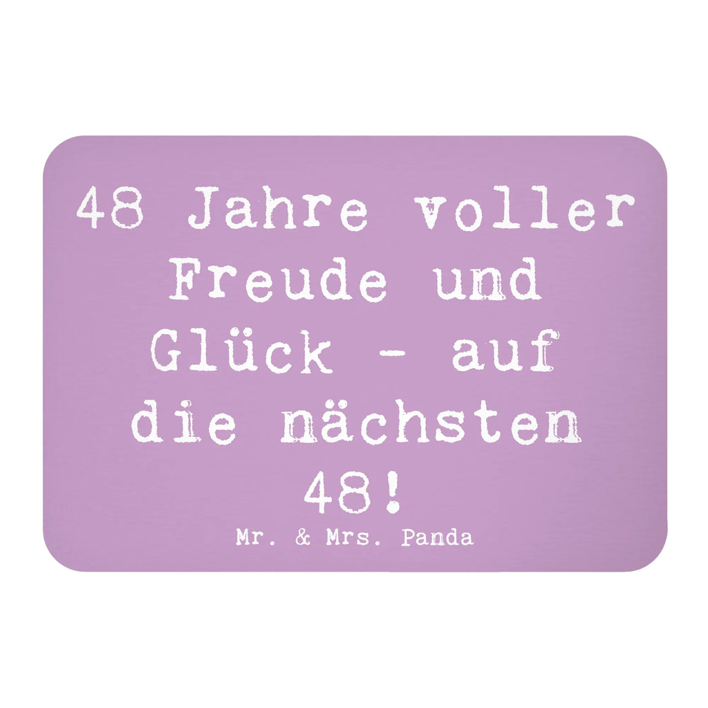Magnet Spruch 48. Geburtstag Freude Pinnwandmagnet, Kühlschrankmagnet, Dekomagnet, Notiz Magnet, Motivmagnete, Souvenir Magnet, Kühlschrank Dekoration, Whiteboard Magnet, Geburtstag, Geburtstagsgeschenk, Geschenk