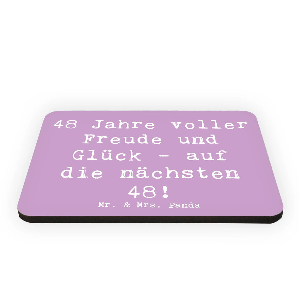 Magnet Spruch 48. Geburtstag Freude Pinnwandmagnet, Kühlschrankmagnet, Dekomagnet, Notiz Magnet, Motivmagnete, Souvenir Magnet, Kühlschrank Dekoration, Whiteboard Magnet, Geburtstag, Geburtstagsgeschenk, Geschenk