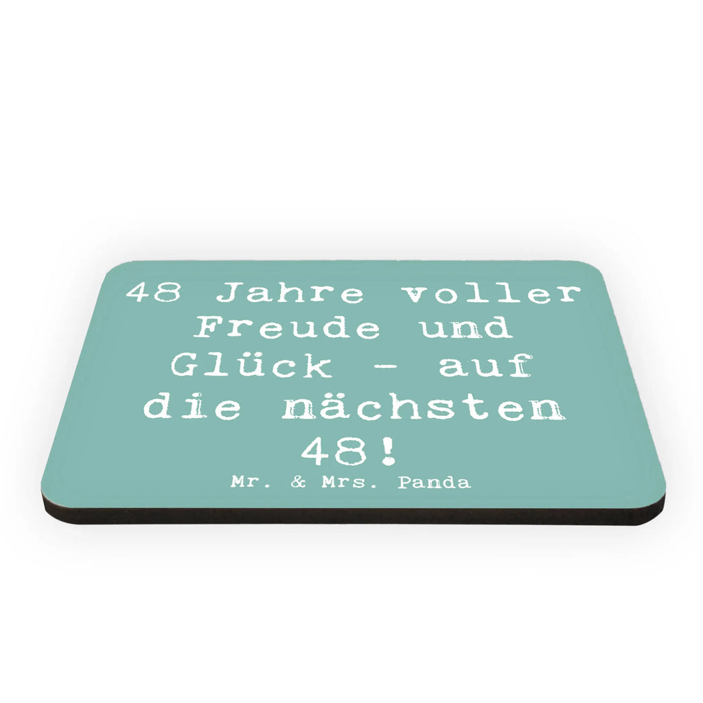 Magnet Spruch 48. Geburtstag Freude Pinnwandmagnet, Kühlschrankmagnet, Dekomagnet, Notiz Magnet, Motivmagnete, Souvenir Magnet, Kühlschrank Dekoration, Whiteboard Magnet, Geburtstag, Geburtstagsgeschenk, Geschenk
