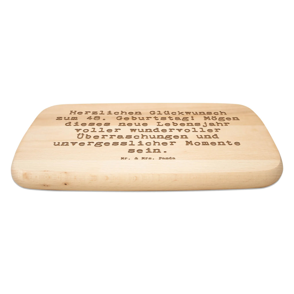 Frühstücksbrett Spruch 48. Geburtstag Küchenbrett, Schneidebrett Holz, Frühstücksbrett, Frühstücksbrettchen, Schneidebrett, Holzbrett, Geburtstag, Geburtstagsgeschenk, Geschenk