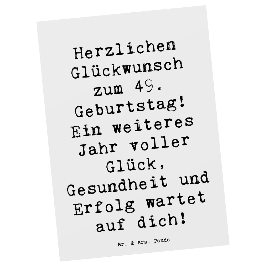 Postkarte Spruch 49. Geburtstag Geschenkkarte, Einladung, Ansichtskarte, Geburtstagskarte, Einladungskarte, Postkarte, Einladungskarten Geburtstag, Ansichtskarten, Karte, Dankeskarte, Grußkarte, Einladung Geburtstag, Geburtstag, Geburtstagsgeschenk, Geschenk