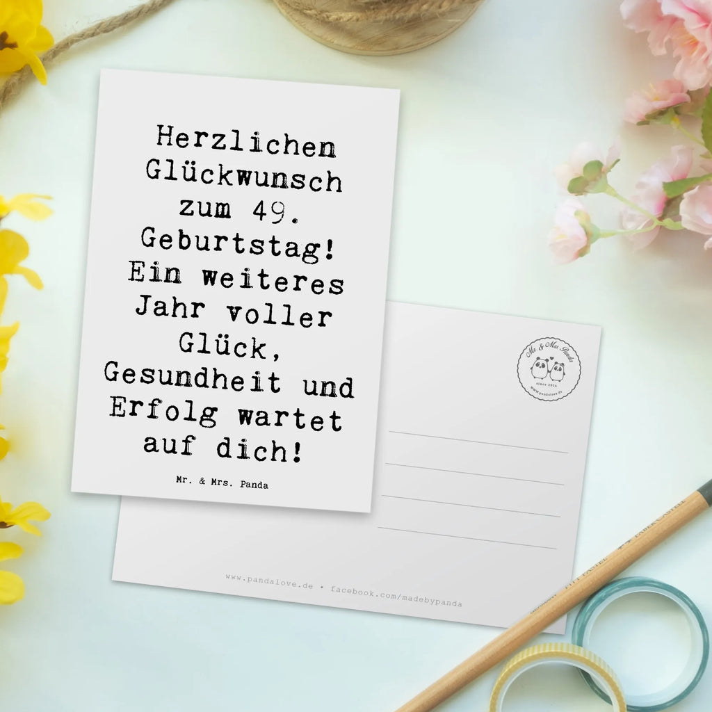 Postkarte Spruch 49. Geburtstag Geschenkkarte, Einladung, Ansichtskarte, Geburtstagskarte, Einladungskarte, Postkarte, Einladungskarten Geburtstag, Ansichtskarten, Karte, Dankeskarte, Grußkarte, Einladung Geburtstag, Geburtstag, Geburtstagsgeschenk, Geschenk
