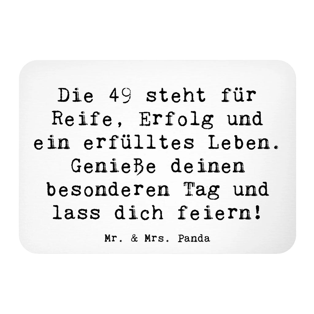 Magnet Spruch 49. Geburtstag Dekomagnet, Pinnwandmagnet, Whiteboard Magnet, Souvenir Magnet, Kühlschrankmagnet, Notiz Magnet, Kühlschrank Dekoration, Motivmagnete, Geburtstag, Geburtstagsgeschenk, Geschenk