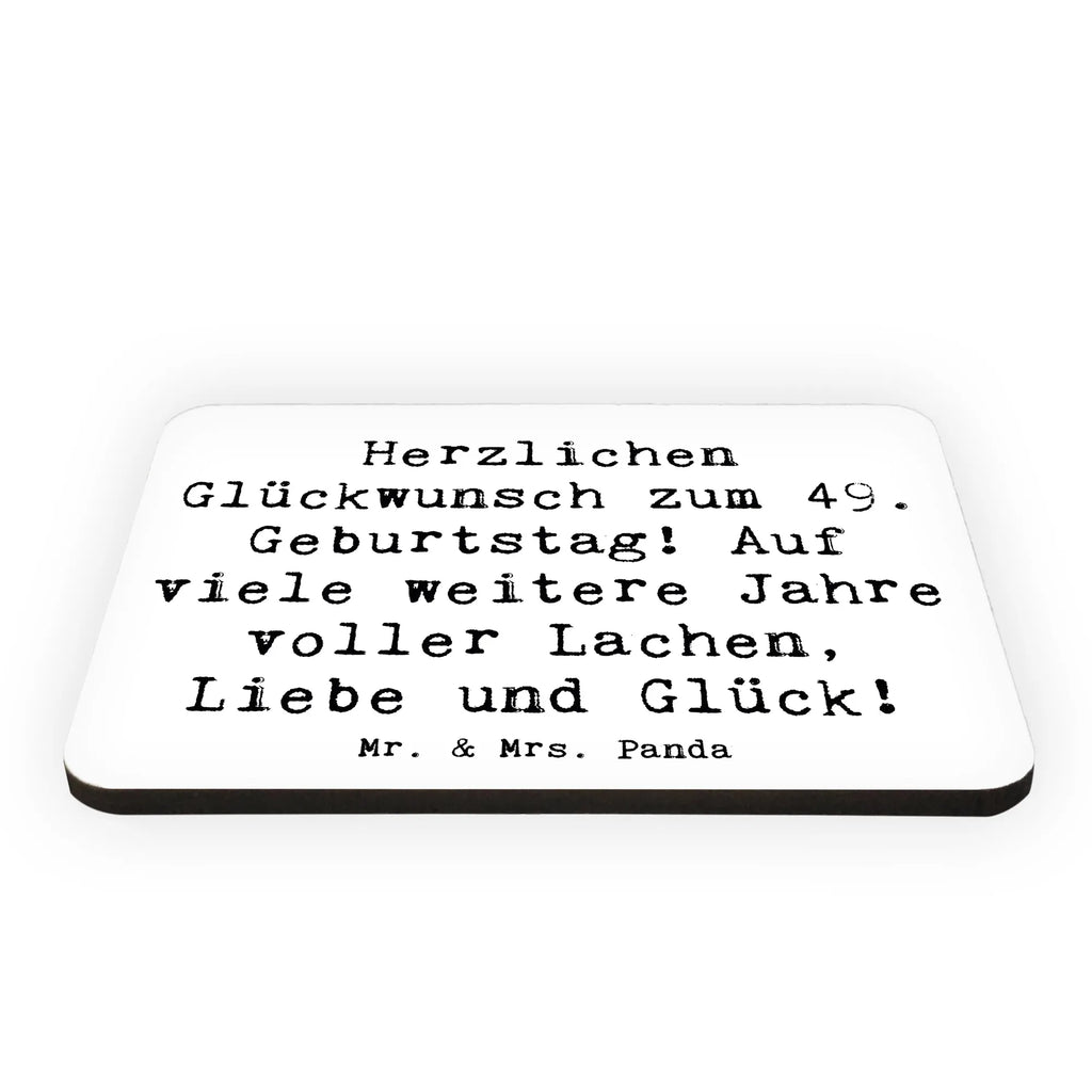 Magnet Spruch 49. Geburtstag Glückwünsche Dekomagnet, Motivmagnete, Souvenir Magnet, Kühlschrankmagnet, Notiz Magnet, Pinnwandmagnet, Whiteboard Magnet, Kühlschrank Dekoration, Geburtstag, Geburtstagsgeschenk, Geschenk