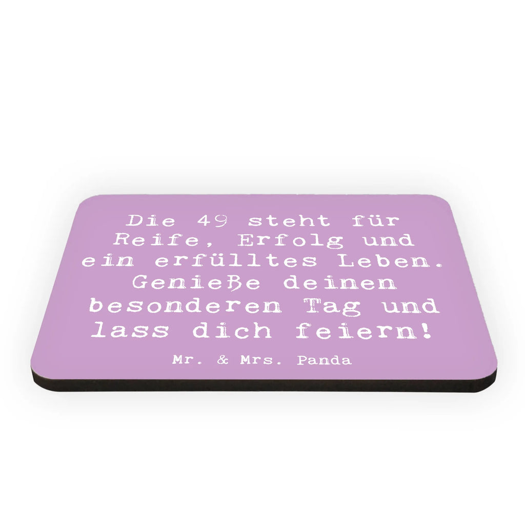 Magnet Spruch 49. Geburtstag Dekomagnet, Pinnwandmagnet, Whiteboard Magnet, Souvenir Magnet, Kühlschrankmagnet, Notiz Magnet, Kühlschrank Dekoration, Motivmagnete, Geburtstag, Geburtstagsgeschenk, Geschenk