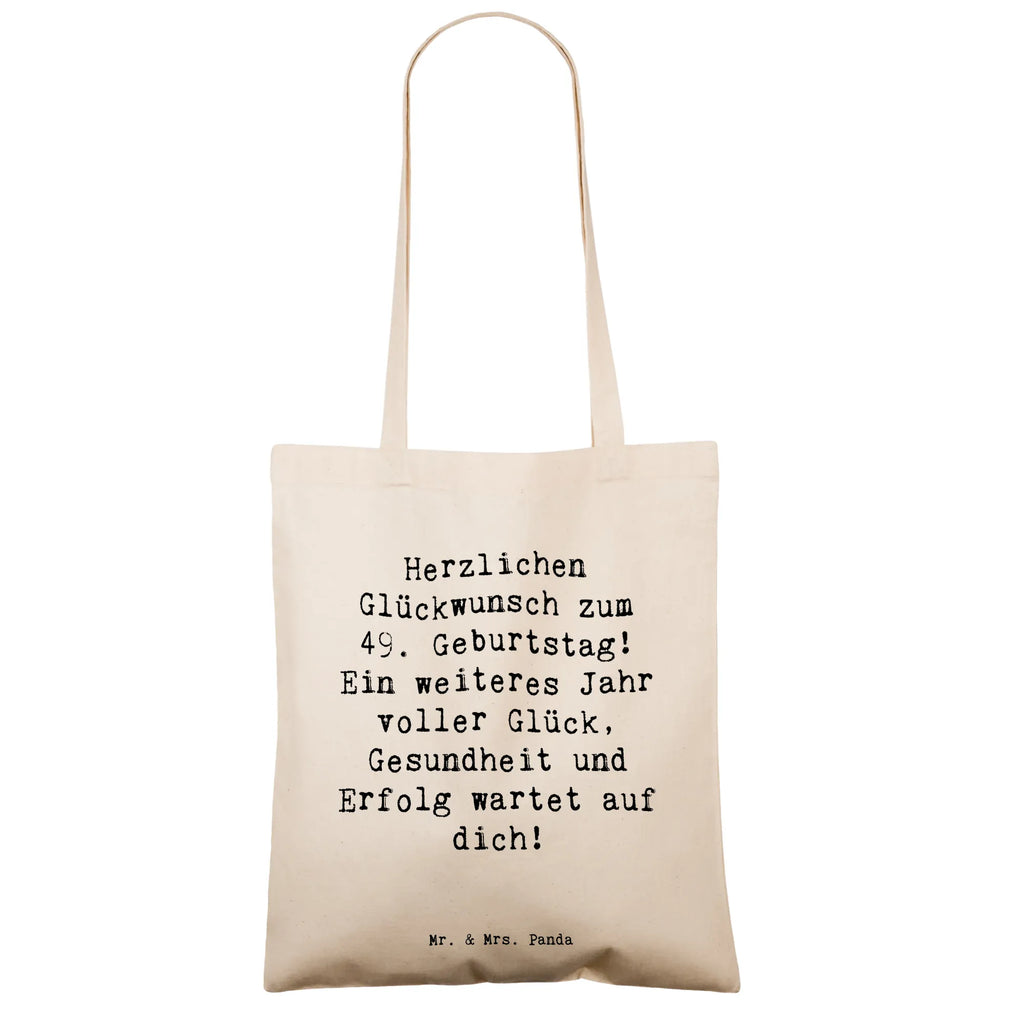 Tragetasche Spruch 49. Geburtstag Beuteltasche, Beutel, Einkaufstasche, Jutebeutel, Stoffbeutel, Tasche, Shopper, Umhängetasche, Strandtasche, Schultertasche, Stofftasche, Tragetasche, Badetasche, Jutetasche, Einkaufstüte, Laptoptasche, Geburtstag, Geburtstagsgeschenk, Geschenk