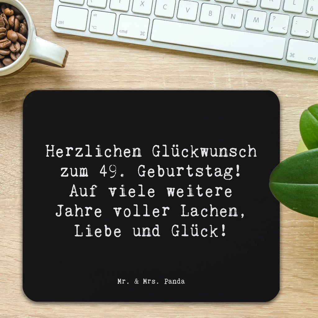 Mauspad Spruch 49. Geburtstag Glückwünsche Büroausstattung, Mauspad Büro, Computer zubehör, PC Zubehör, Arbeitszimmer, Designer Mauspad, Mousepad, Mauspad, Mausunterlage, Einzigartiges Mauspad, Geburtstag, Geburtstagsgeschenk, Geschenk